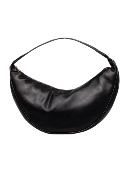 Torba z uchwytami i detalem z logo Calvin Klein czarna
