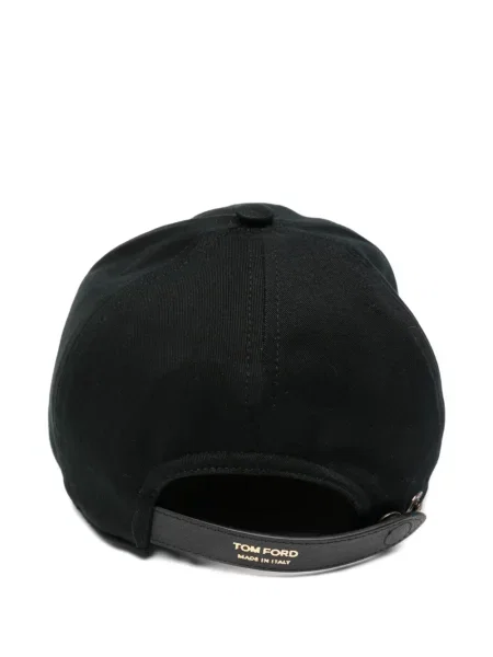 Șapcă Tom Ford cu broderie negru