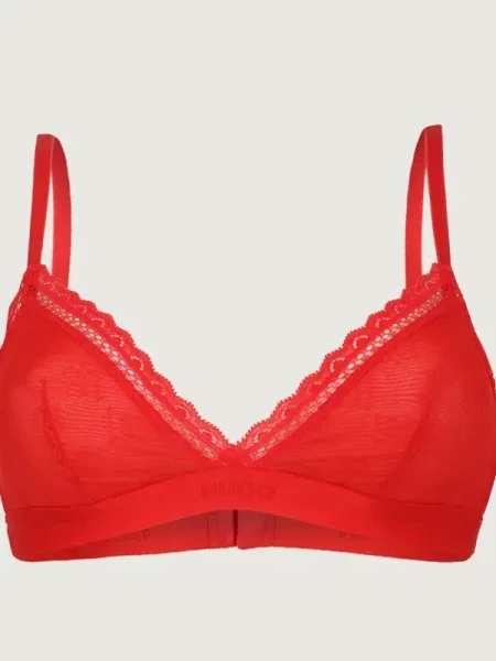 Hugo Bodywear De dantelă sutien SARTORIAL roșu