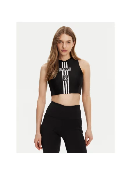 Adidas Top Adibreak Slim Fit črna