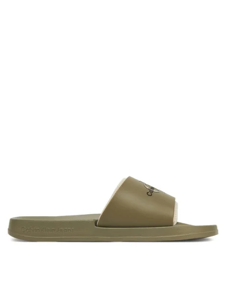 Calvin Klein Saboți kaki negru