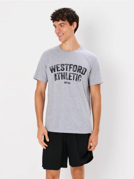 Sinsay Piżama dwuczęściowa z domieszką wielobarwny