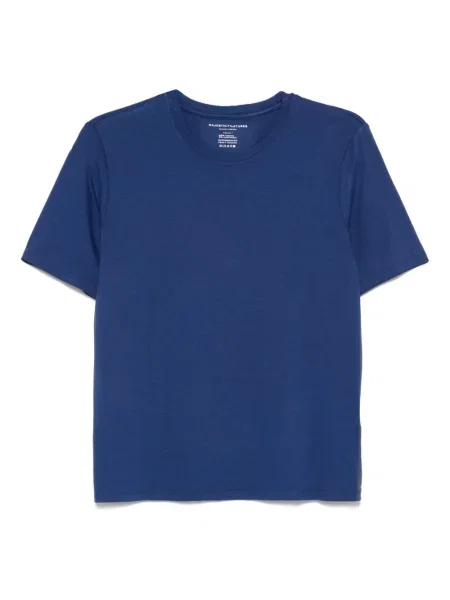Tricou Majestic Filatures din jerseu albastru