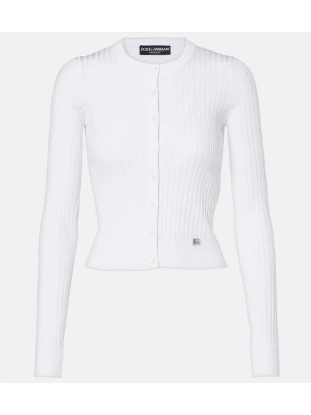 Cardigan Dolce&gabbana tricotate alb