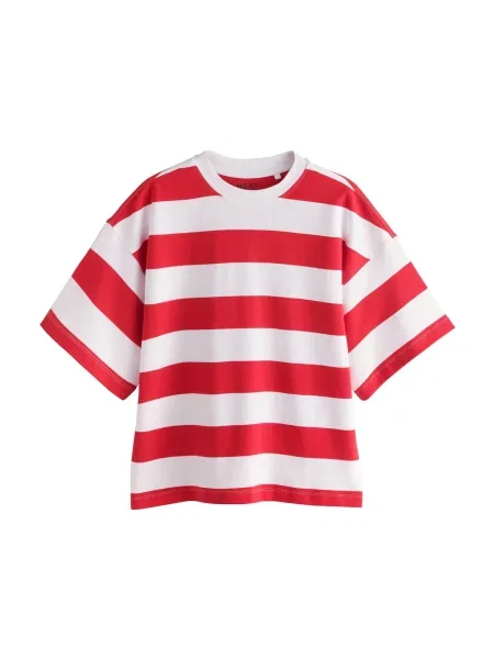 Next Tricou roșu alb