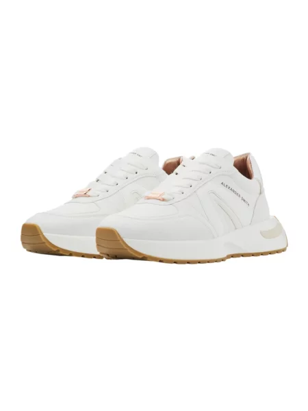 Sneakersy Alexander Smith skórzane białe