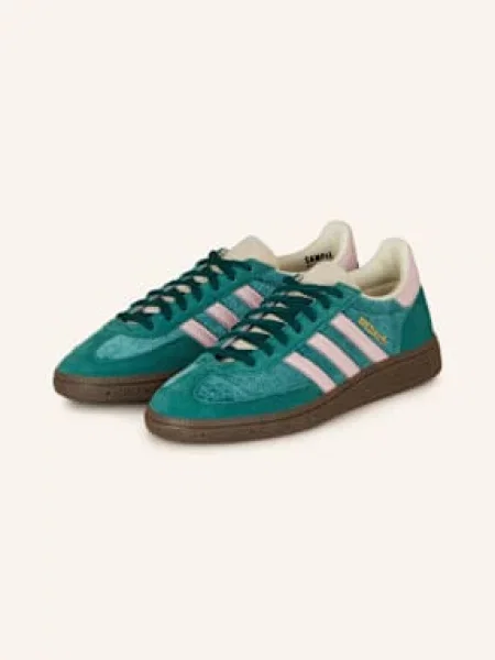 Sneakersy Adidas Originals zamszowe retro zielone
