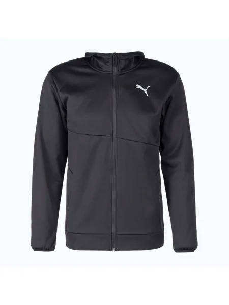 Fleece fleece melegítő felső Puma fekete