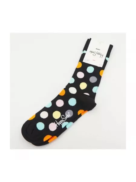Čarape Happy Socks na točke crna