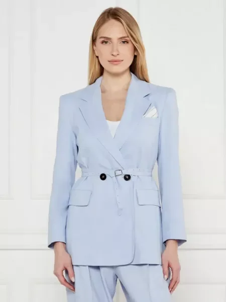 Marella Jachetă cu un pătrat de albastru