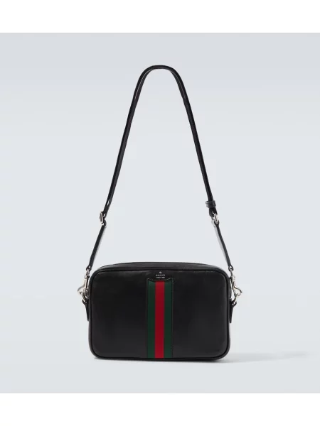 Geantă crossbody Gucci din piele mini negru