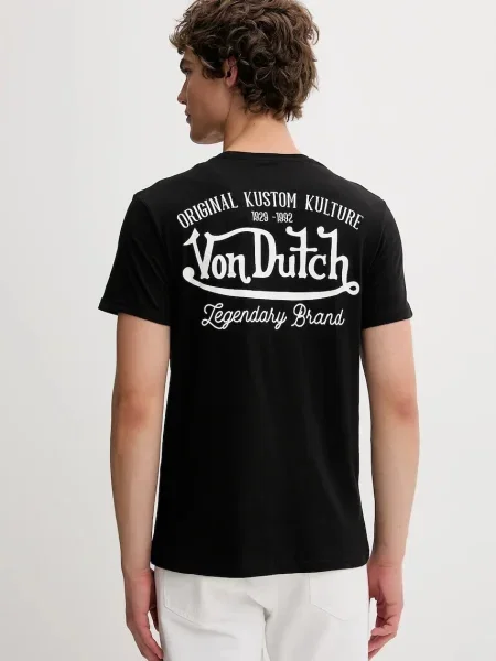 Tričko Von Dutch s potiskem černá