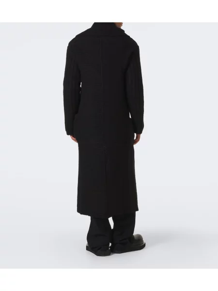 Cardigan Rick Owens de mătase negru