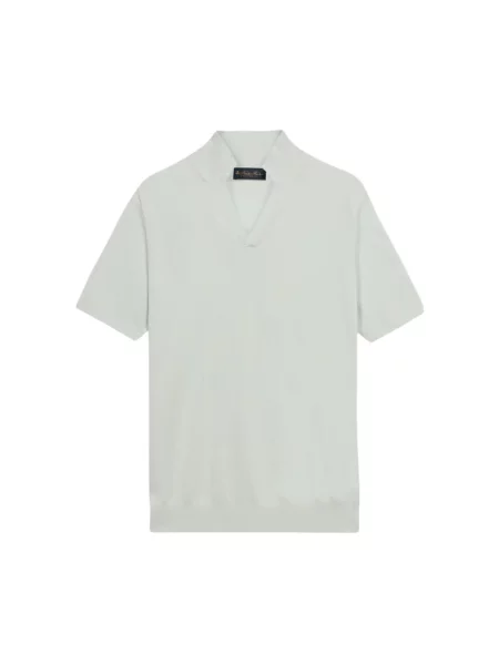 Dzianinowa koszulka polo Brooks Brothers biała