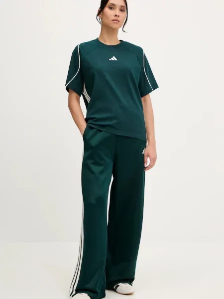 Спортивні штани adidas Stadium з аплікацією зелений