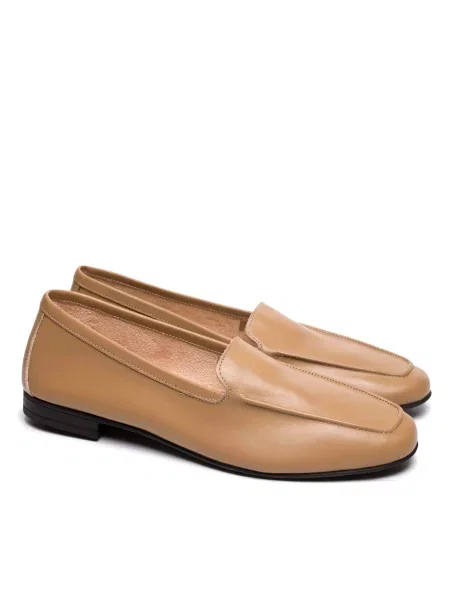 Шкіряні Лофери Pellagio бежевий