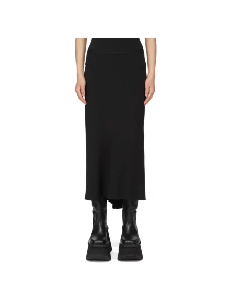 Spódnica Rick Owens w kształcie litery A czarna