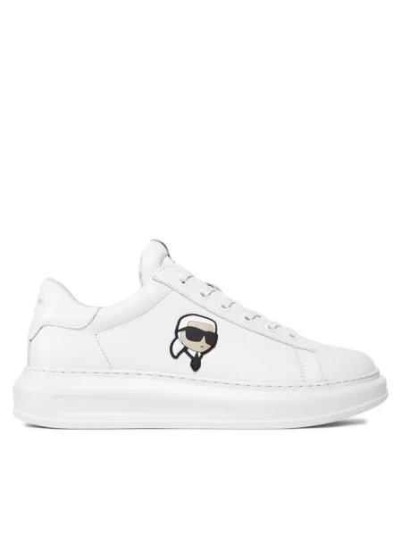 Sneakersy KARL LAGERFELD białe