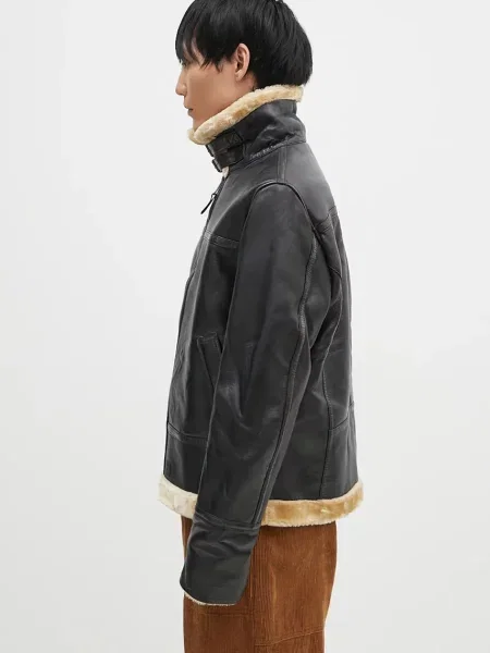 Alpha Industries geacă de piele B3 Leather