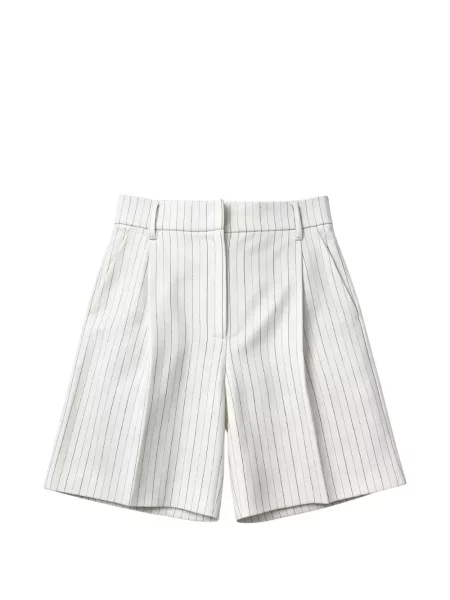Pantaloni scurți Brunello Cucinelli cu imagine alb