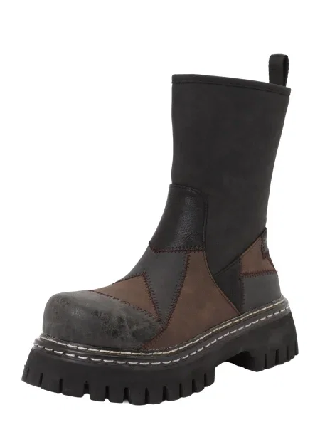 Koi Footwear Čižmy Apocalypse hnedá / sivá čierna