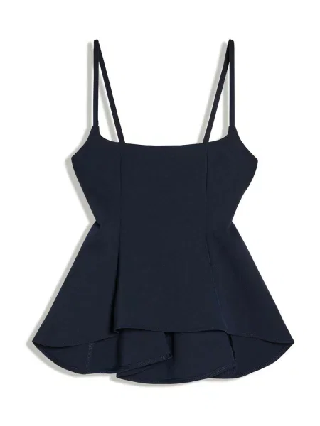Bershka Top noapte albastru