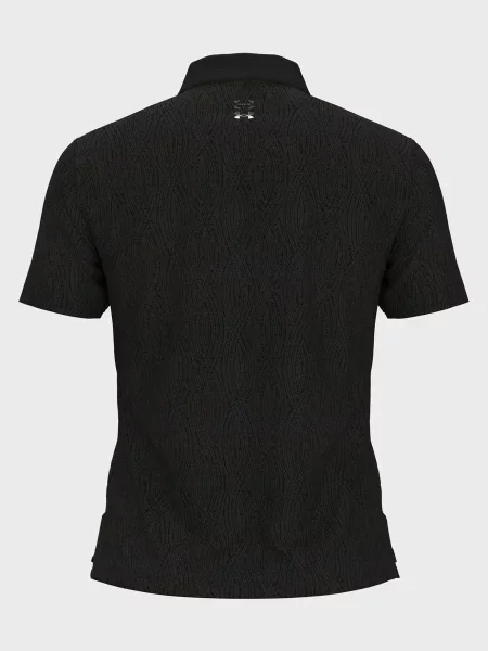 Жакардове поло Under Armour чорне
