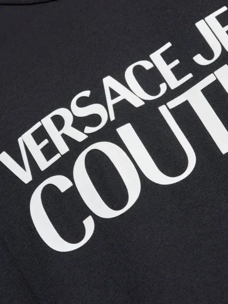 Tricou Versace Jeans Couture cu imagine negru