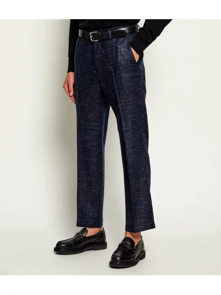 Drykorn De lână pantaloni chino Garona_B | Relaxed fit | cu adaos de in