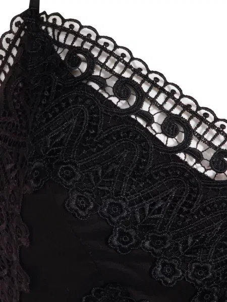 Remenčić mini haljina Charo Ruiz Ibiza s čipkom crna