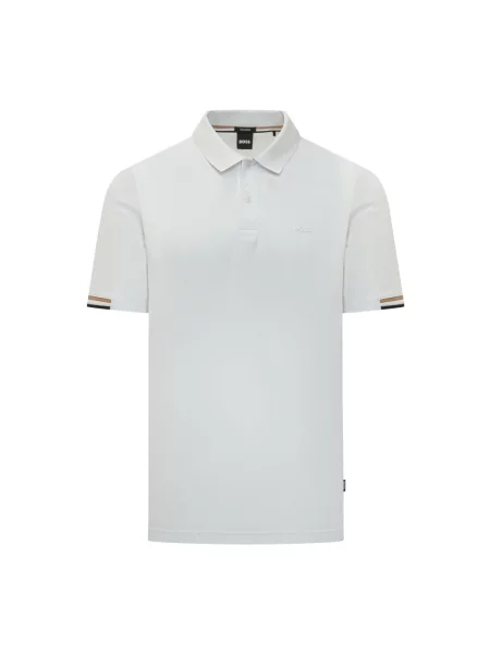 Koszulka polo Boss biała