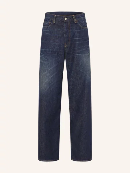 Acne Studios Džíny Zúžený Střih dark blue modré