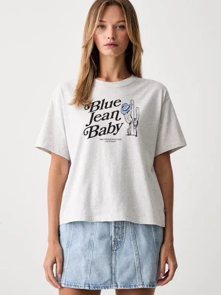 Levi's tričko dámske GR ANYDAY sivá