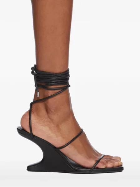 Sandale Rick Owens Lilies plic negru