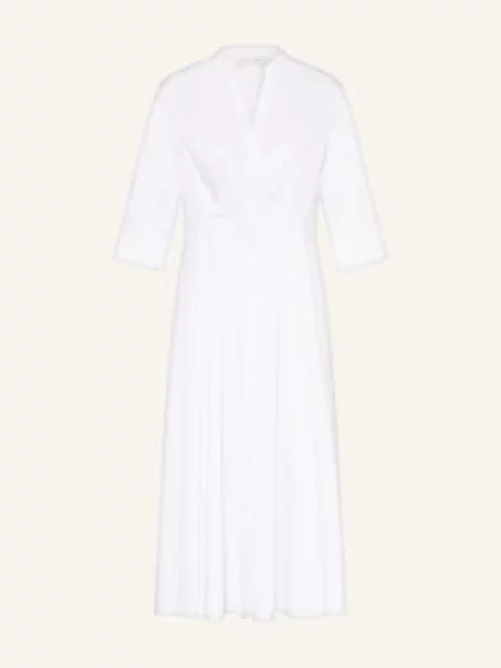 Catnoir Sukienka Koszulowa Z Rękawami weiss biała