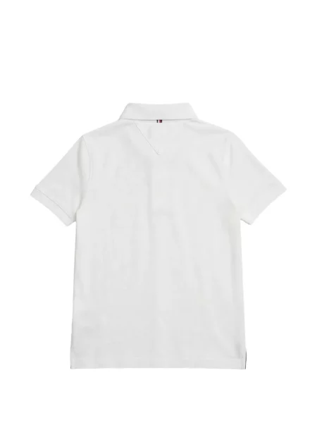 Koszulka polo dziecięca Tommy Hilfiger biała