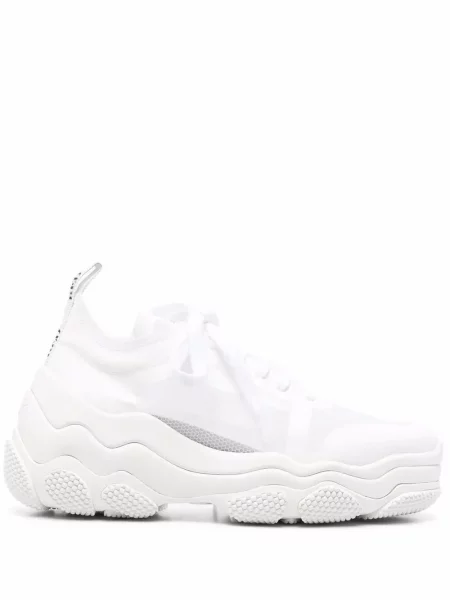 Sneakerși Red(v) cu șireturi cu imagine din dantelă alb