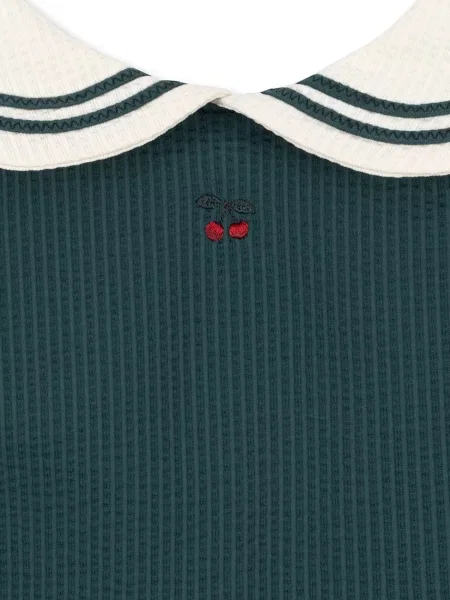 Konges Sløjd egyrészes gyerek fürdőruha SAILOR SWIMSUIT GRS zöld