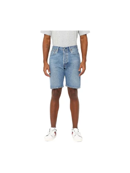 Levi's szorty dżinsowe Mężczyźni jednolity 30 niebieski