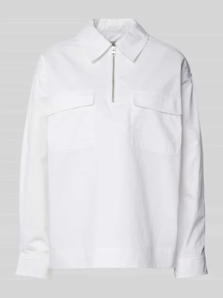 Bluzka z z patką na piersi Scotch & Soda biała