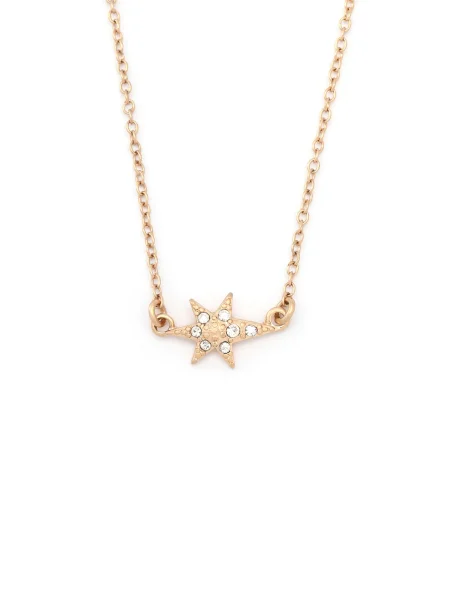 AllSaints colier și cercei auriu