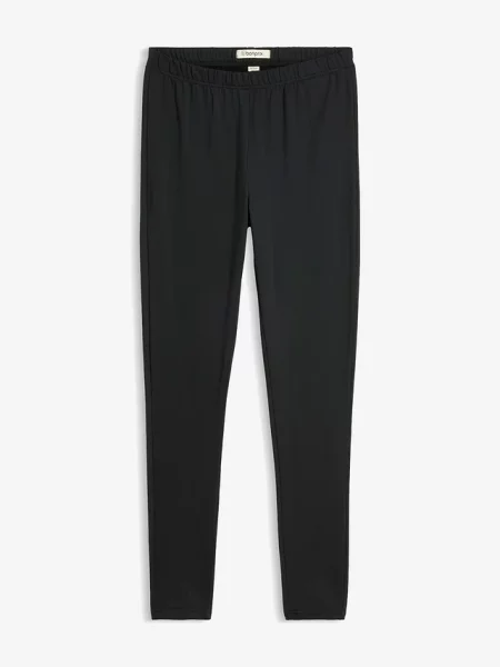 Legginsy termiczne z wygodnym pasem czarne