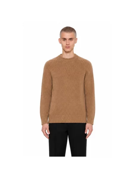 Sweter Laneus wełniany beżowy