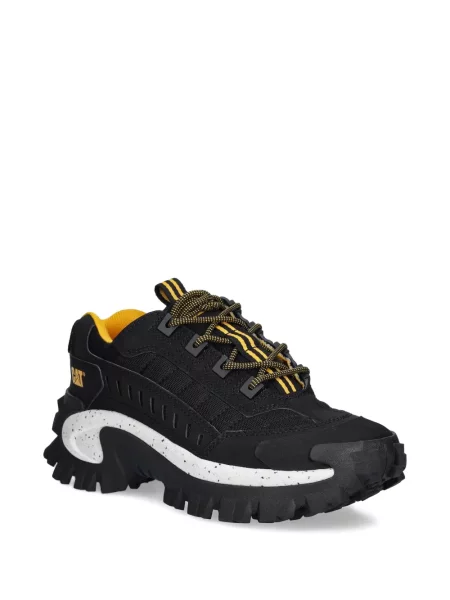 Sneakerși Caterpillar cu șireturi din dantelă chunky negru