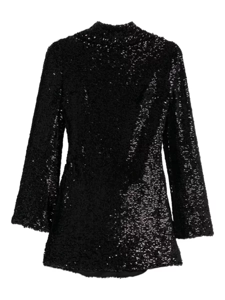 Rochie mini Giuseppe Di Morabito cu paiete de costum negru