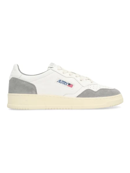 Sneakersy Autry zamszowe casual białe