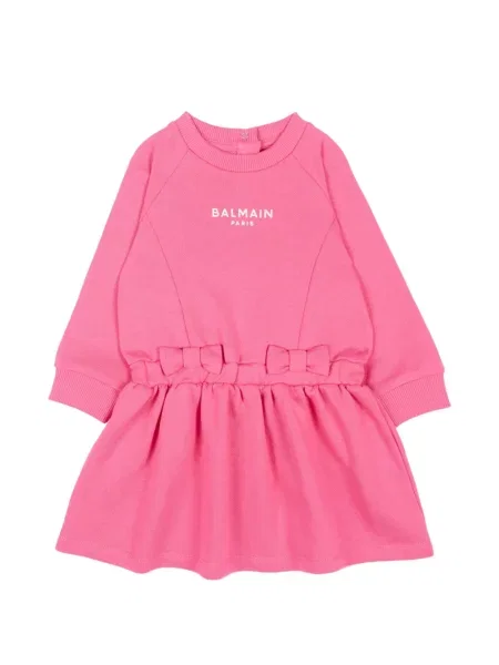 Sukienka dziecięca Balmain różowa