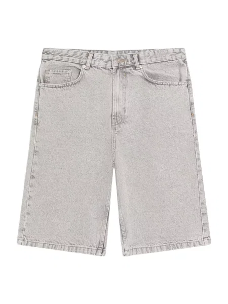 Bershka Kavbojke denim siv