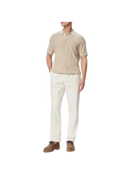 Tricou Tommy Hilfiger maro