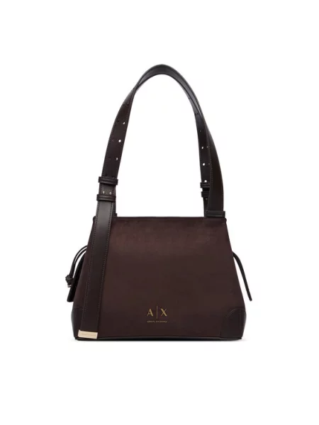 Kabelka Armani Exchange hnědá